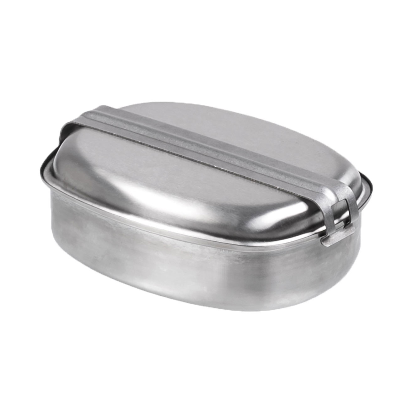Mil-Tec franz�sisches Kochgeschirr 3-in-1 Edelstahl 2-teilig