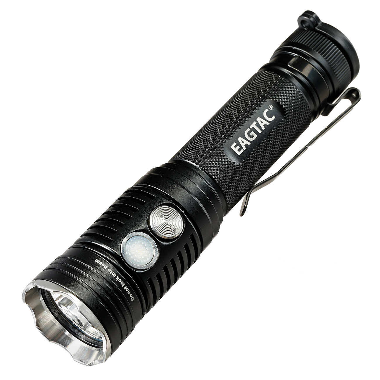 Eagtac LED-Taschenlampe TX3V MKII 3650 Lumen 10 Leuchtmodi inkl. Strobe wiederaufladbar Powerbank-Funktion inkl. Holster Ladekab