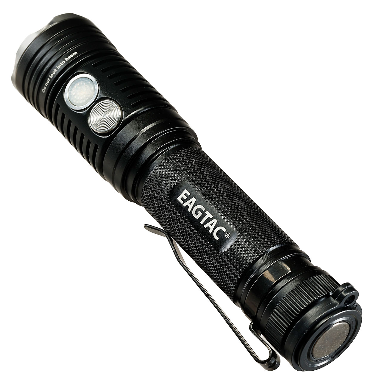 Eagtac LED-Taschenlampe TX3V MKII 3650 Lumen 10 Leuchtmodi inkl. Strobe wiederaufladbar Powerbank-Funktion inkl. Holster Ladekab Bild 3