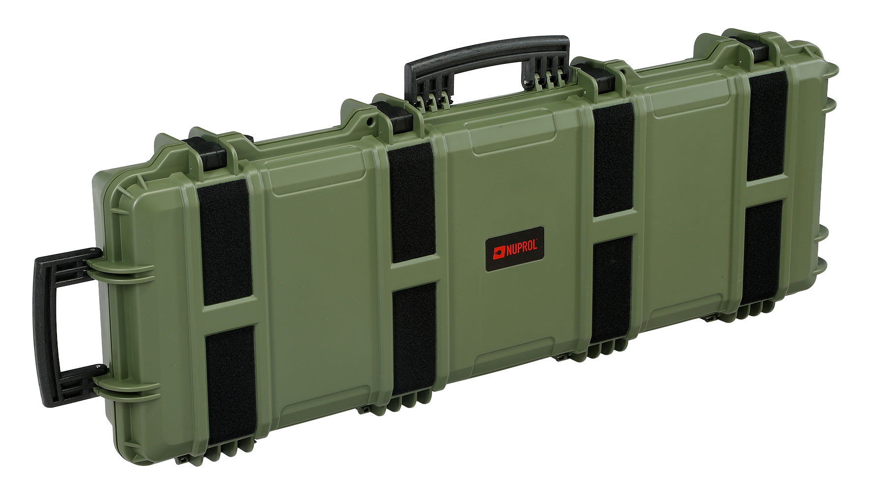 Nuprol Large Hard Case Waffenkoffer / Trolley 109 x 39,5 x 16 cm PnP-Schaumstoff oliv - Velcro Edition Bild 1