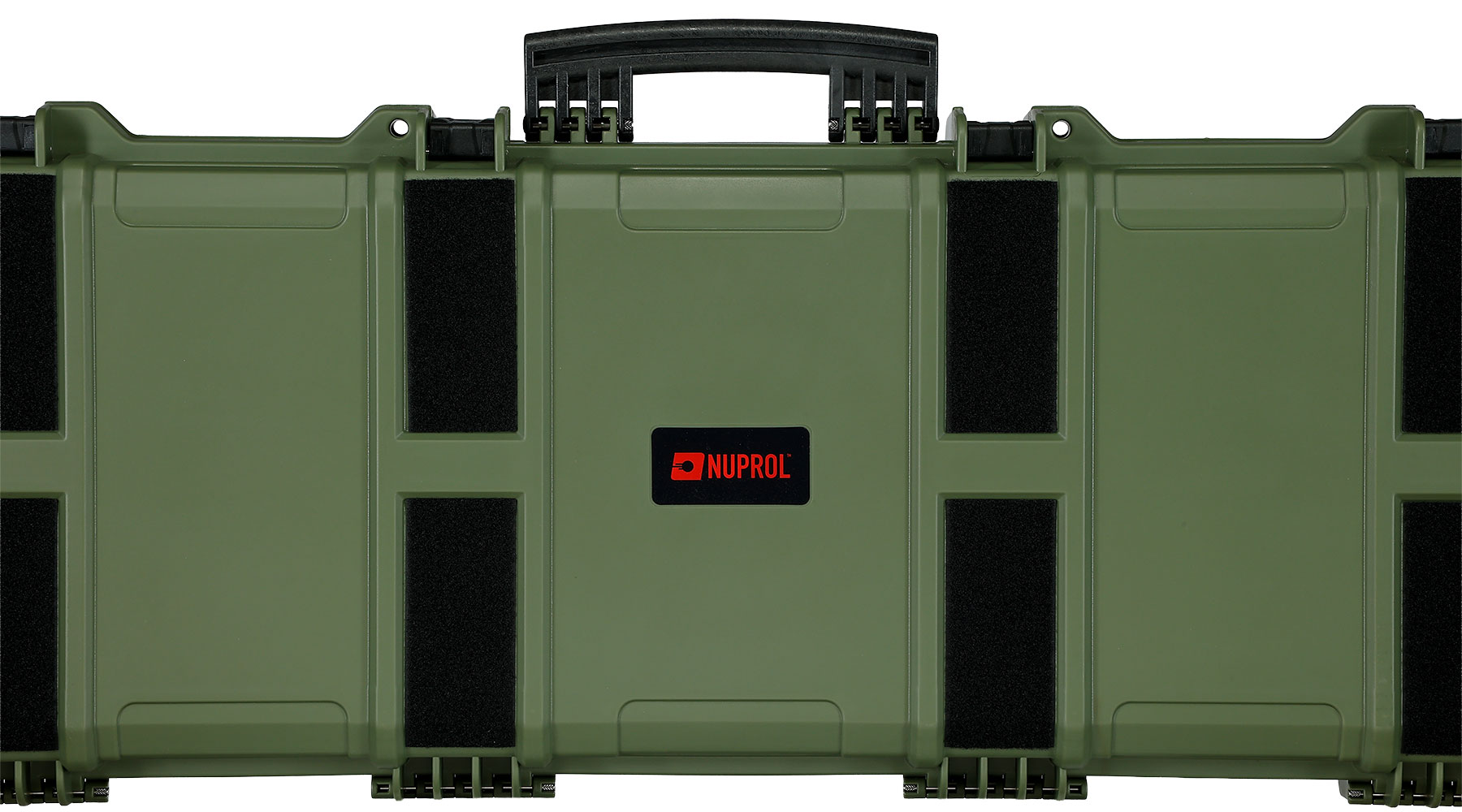 Nuprol Large Hard Case Waffenkoffer / Trolley 109 x 39,5 x 16 cm PnP-Schaumstoff oliv - Velcro Edition Bild 10