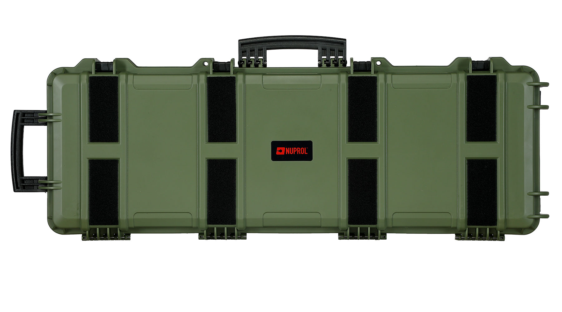 Nuprol Large Hard Case Waffenkoffer / Trolley 109 x 39,5 x 16 cm PnP-Schaumstoff oliv - Velcro Edition Bild 2
