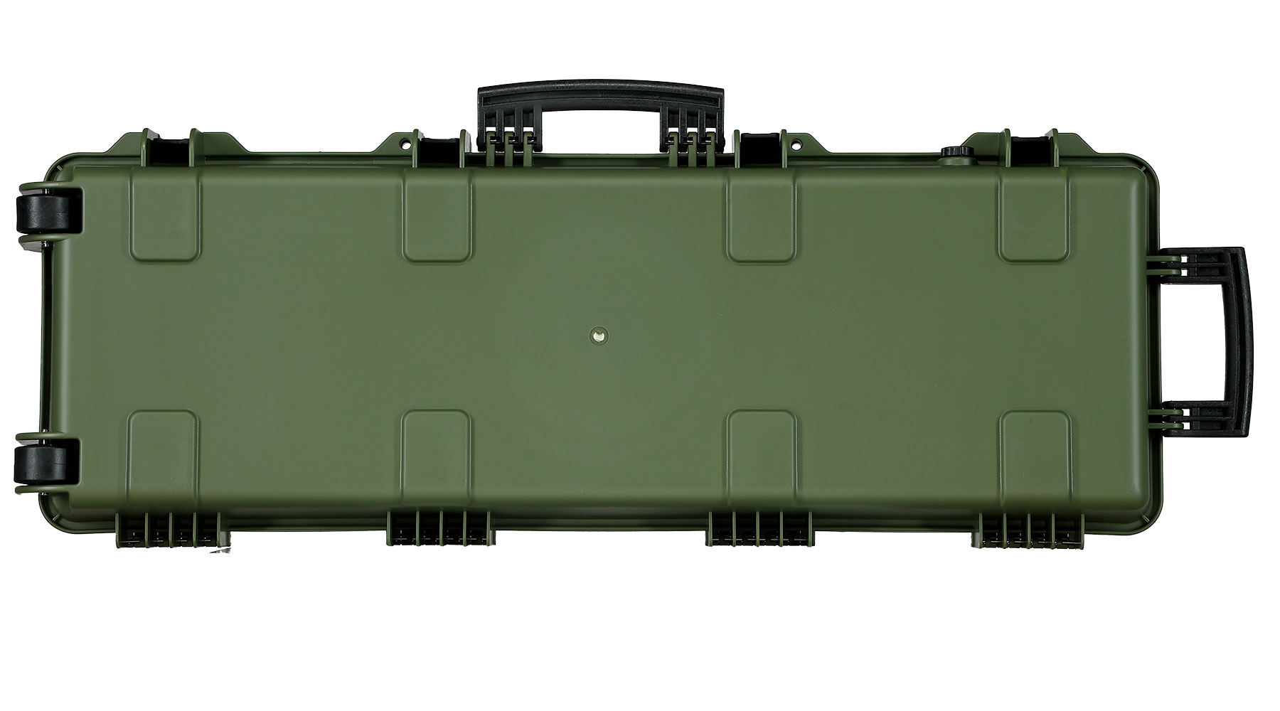 Nuprol Large Hard Case Waffenkoffer / Trolley 109 x 39,5 x 16 cm PnP-Schaumstoff oliv - Velcro Edition Bild 3