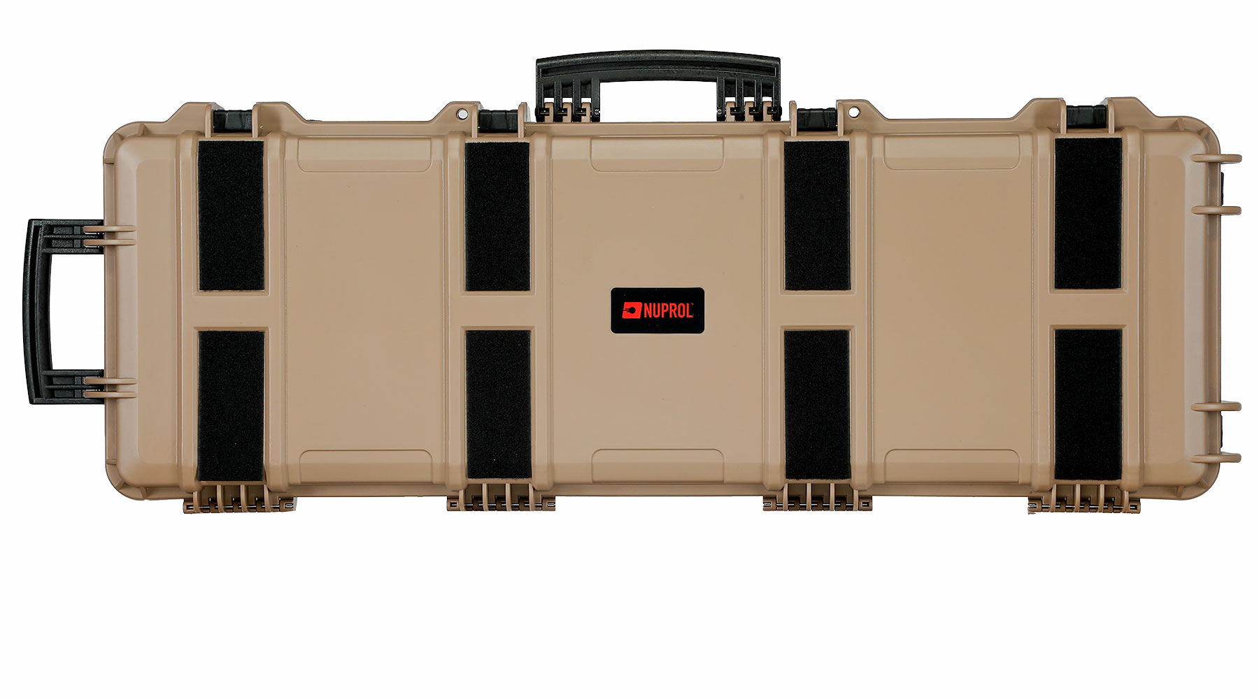 Nuprol Large Hard Case Waffenkoffer / Trolley 109 x 39,5 x 16 cm PnP-Schaumstoff tan - Velcro Edition Bild 2