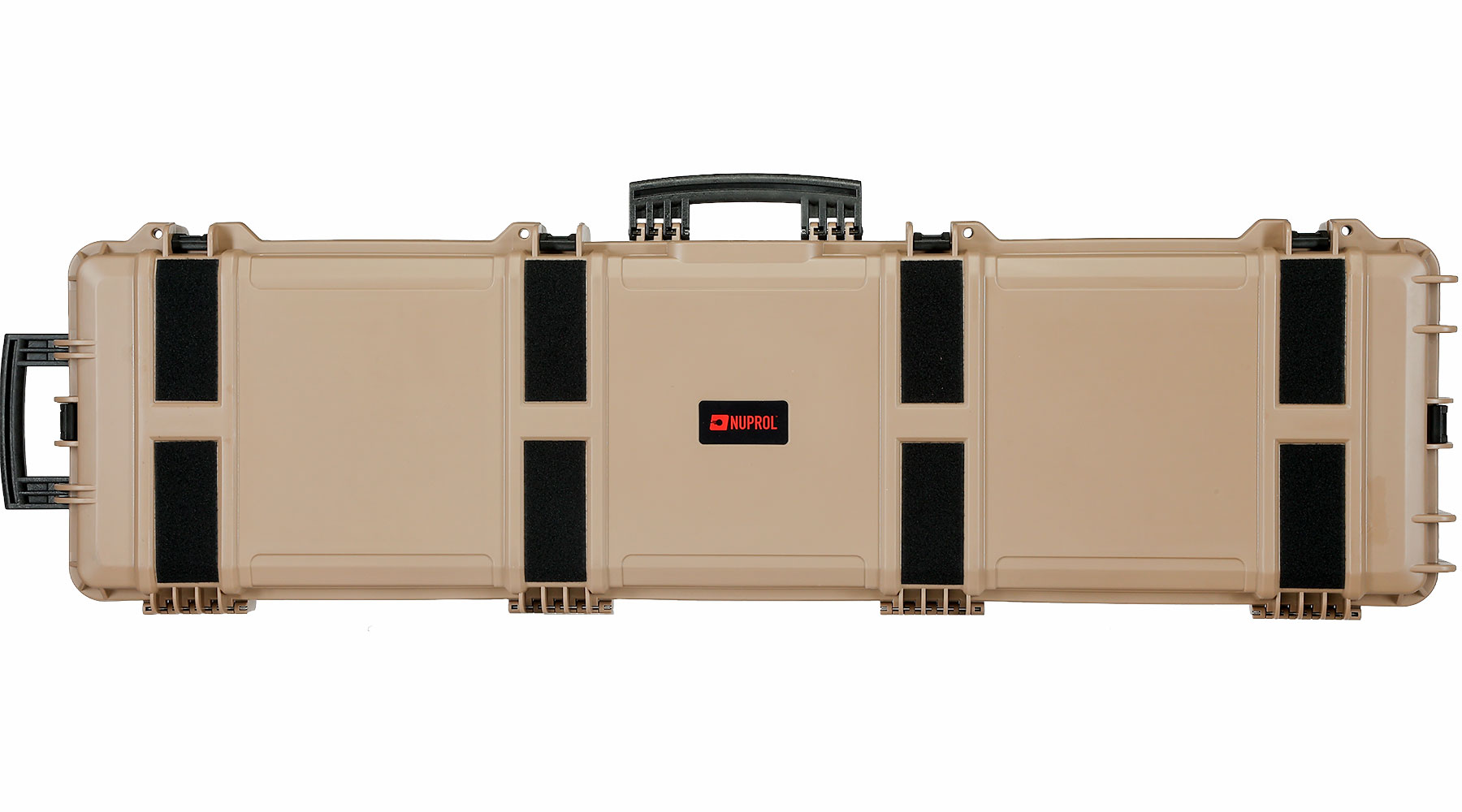 Nuprol X-Large Hard Case Waffenkoffer / Trolley 139 x 39,5 x 16 cm PnP-Schaumstoff tan - Velcro Edition Bild 2