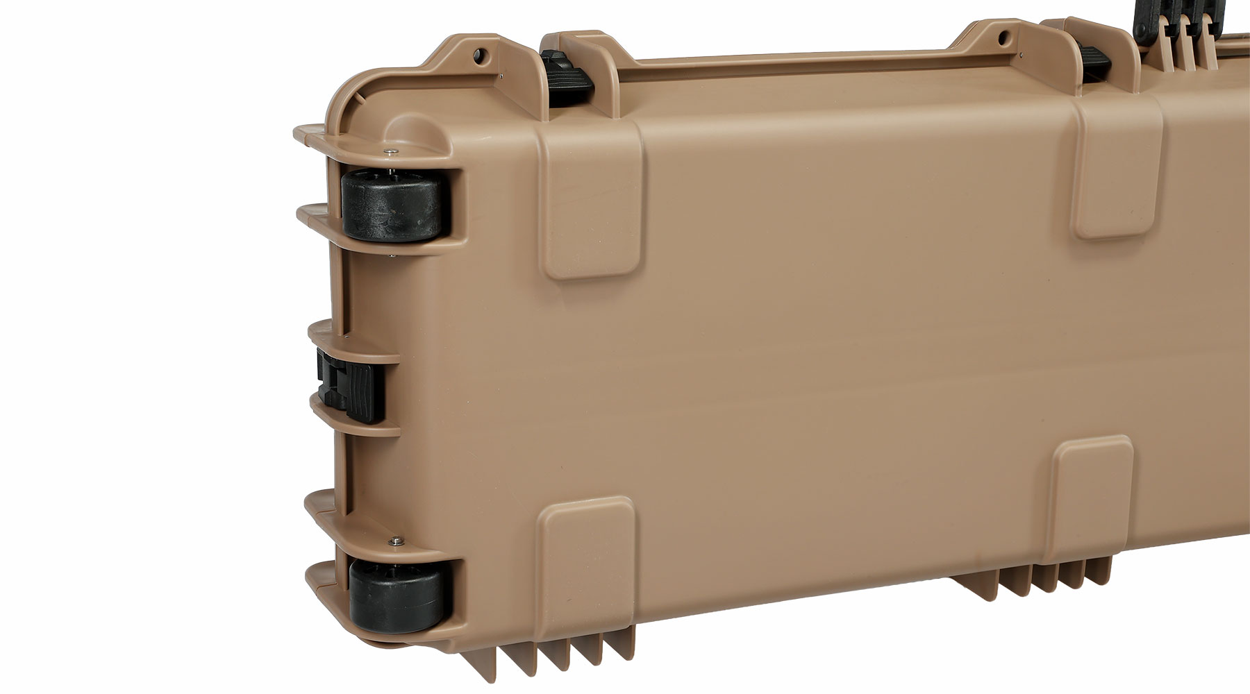 Nuprol X-Large Hard Case Waffenkoffer / Trolley 139 x 39,5 x 16 cm PnP-Schaumstoff tan - Velcro Edition Bild 8