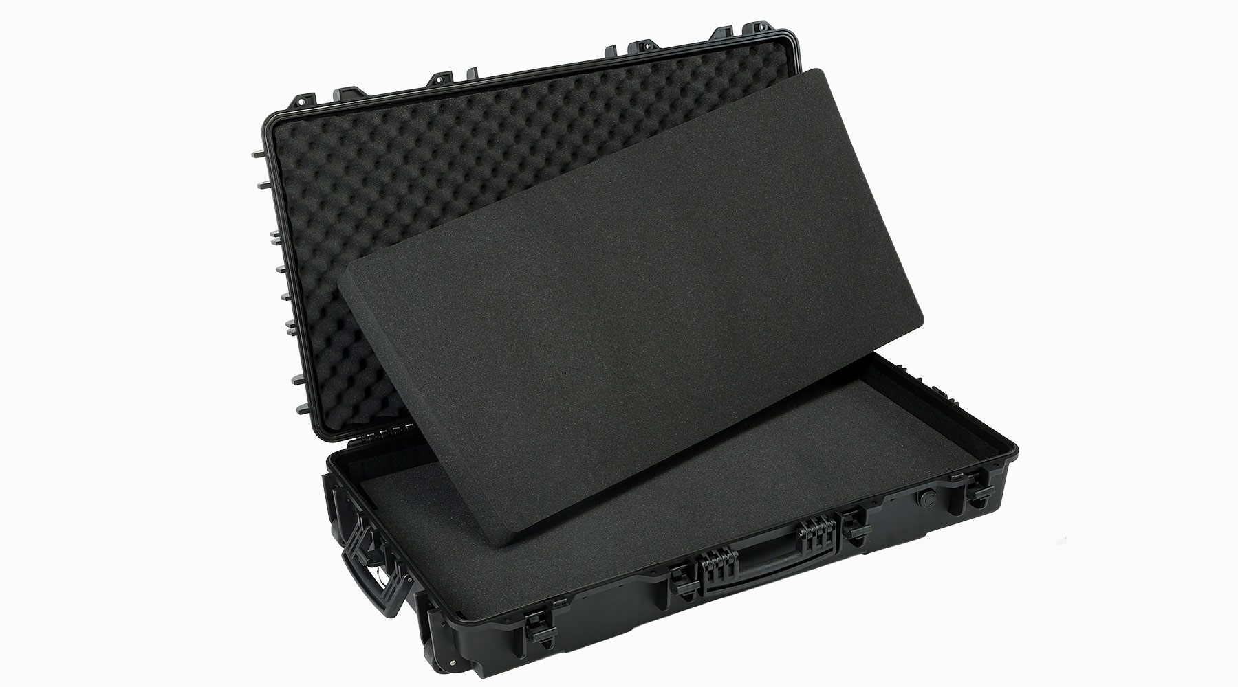 Nuprol Premium SMG / Carbine Hard Case Waffenkoffer / Trolley 101,8 x 50,3 x 18,9 cm PnP-Schaumstoff schwarz Bild 5
