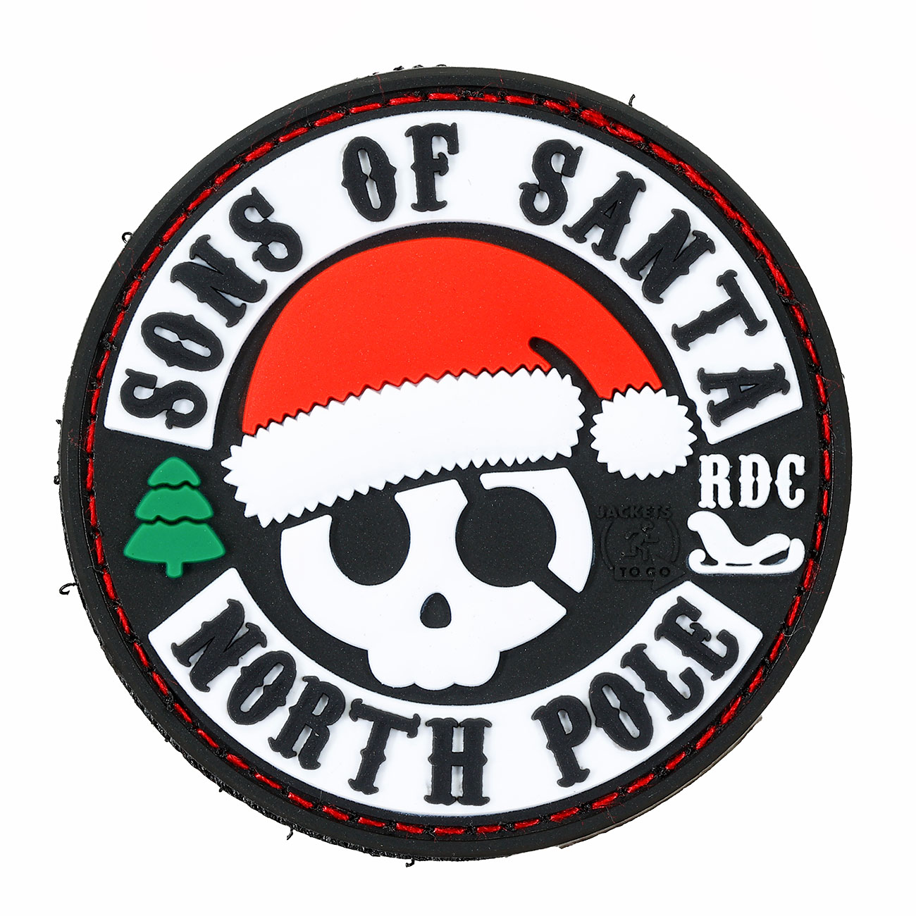 JTG 3D Rubber Patch mit Klettfl�che Sons of Santa