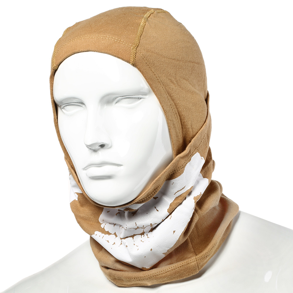 101 INC. Sturmmaske Totenkopf-Motiv khaki Bild 1