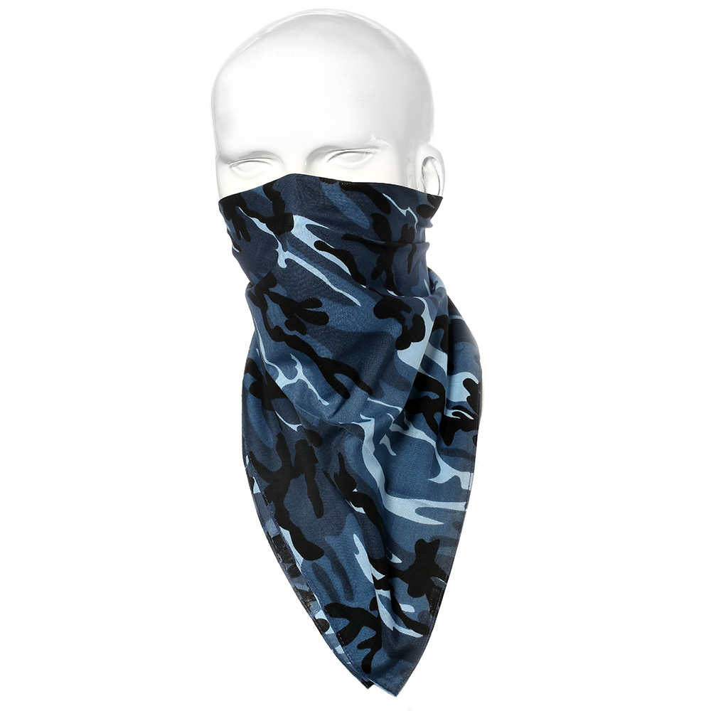 Bandana Halstuch Sky Blue Camouflage