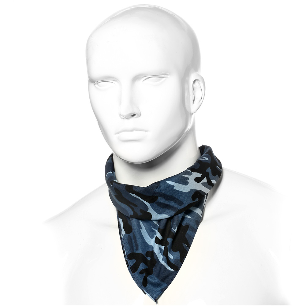 Bandana Halstuch Sky Blue Camouflage Bild 1