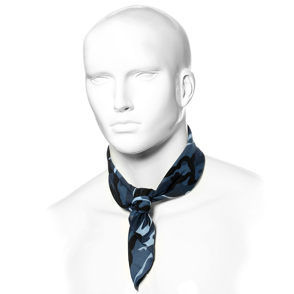 Bandana Halstuch Sky Blue Camouflage Bild 3