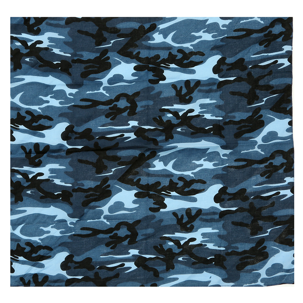 Bandana Halstuch Sky Blue Camouflage Bild 4