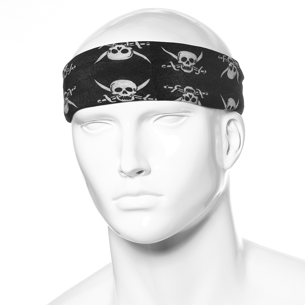 Barbaric Multifunktionstuch Wrap Skull schwarz/wei Bild 2