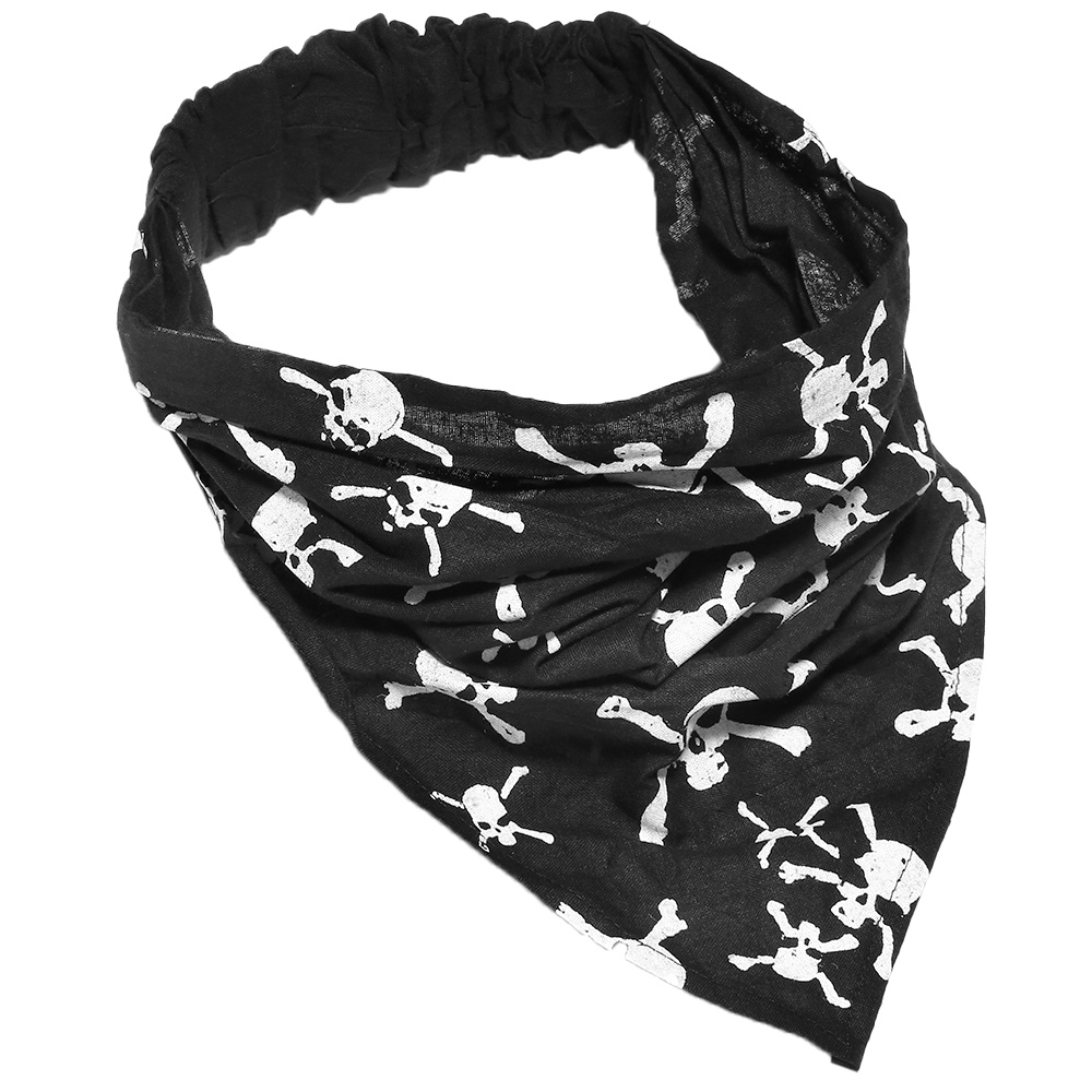 bandana weiß schwarz