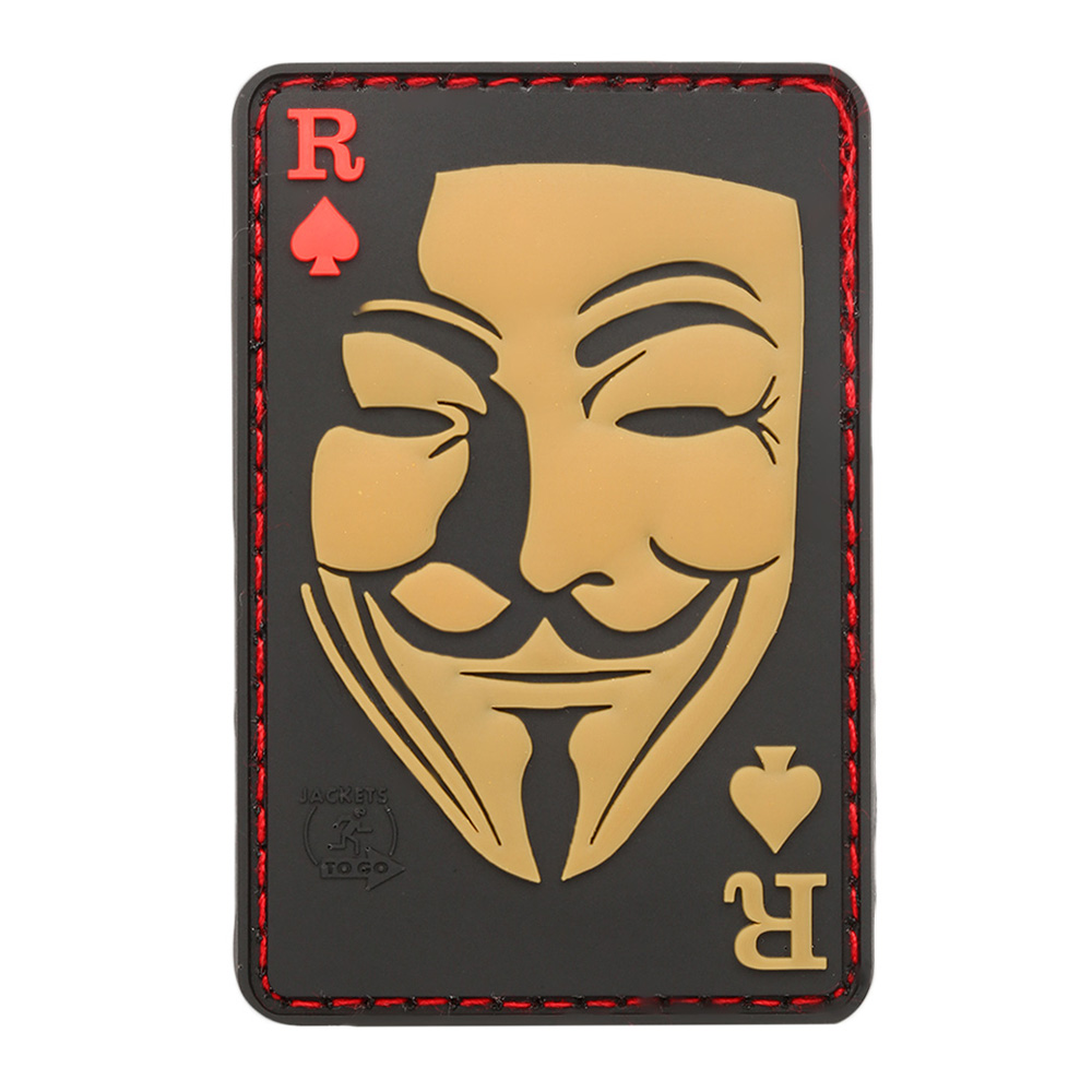 JTG 3D Rubber Patch mit Klettflche Resistance schwarz/coyote
