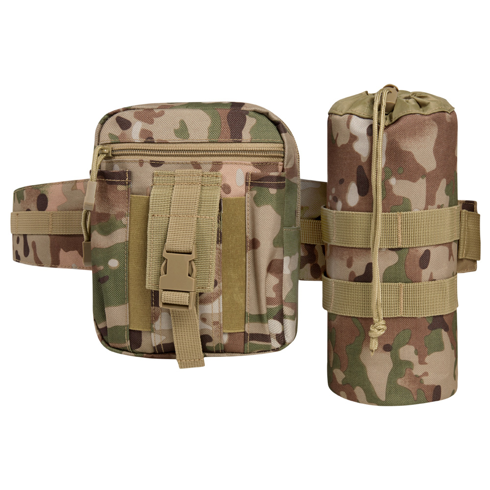coyote tan Große Gürteltasche Täschen Molle System für 1L Trinkflasche geeig. 