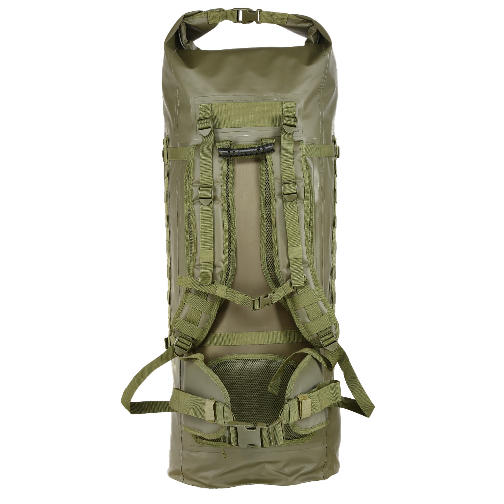 Schwimmfhiger Rucksack ComBatSack 100L olivgrn Molle mit 3 Organisationsbeuteln Bild 1