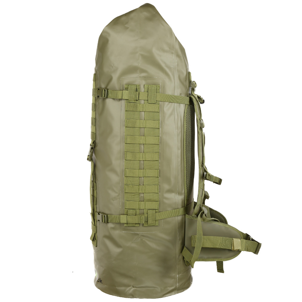 Schwimmfhiger Rucksack ComBatSack 100L olivgrn Molle mit 3 Organisationsbeuteln Bild 1
