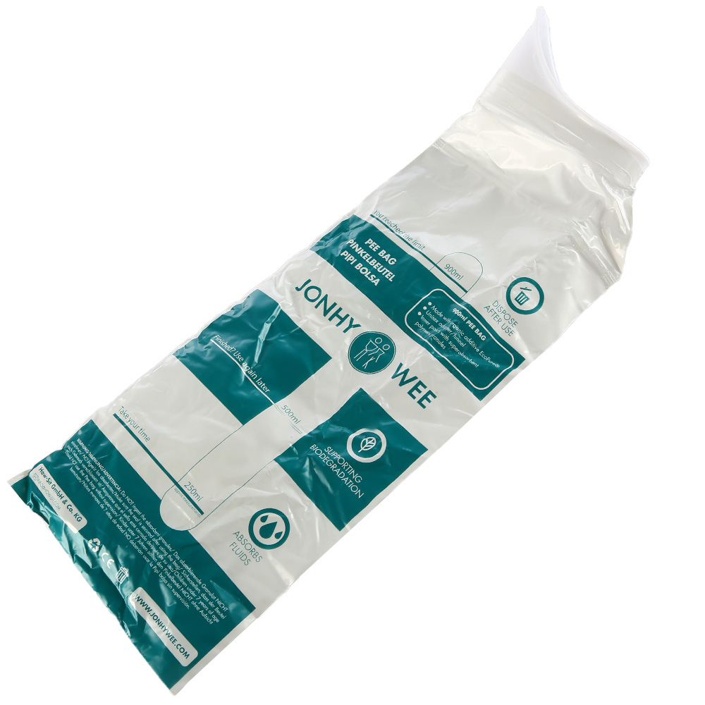 Jonhy Wee Notfalltoilette Unisex Pinkelbeutel 3er Pck. bis 600 ml Bild 3