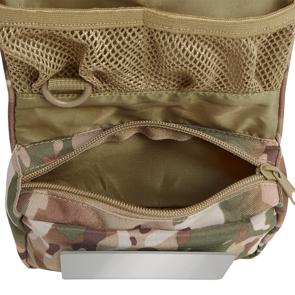 Brandit Kulturbeutel Toiletry Bag medium mit Spiegel tactical camo Bild 2