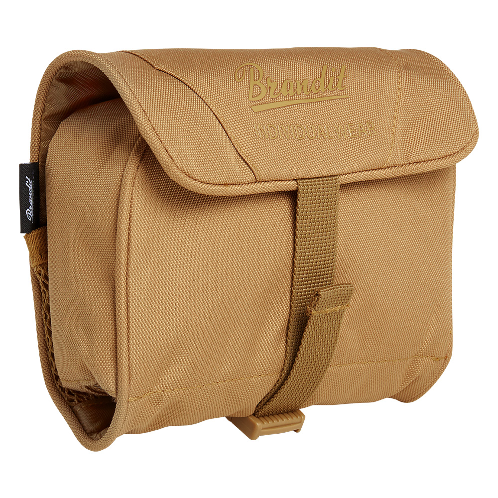 Brandit Kulturbeutel Toiletry Bag medium mit Spiegel camel