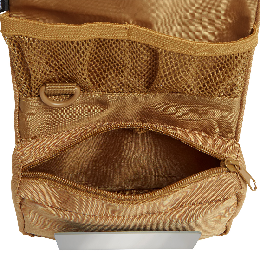 Brandit Kulturbeutel Toiletry Bag medium mit Spiegel camel Bild 1