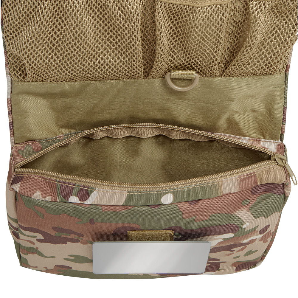 Brandit Kulturbeutel Toiletry Bag large mit Spiegel tactical camo Bild 2