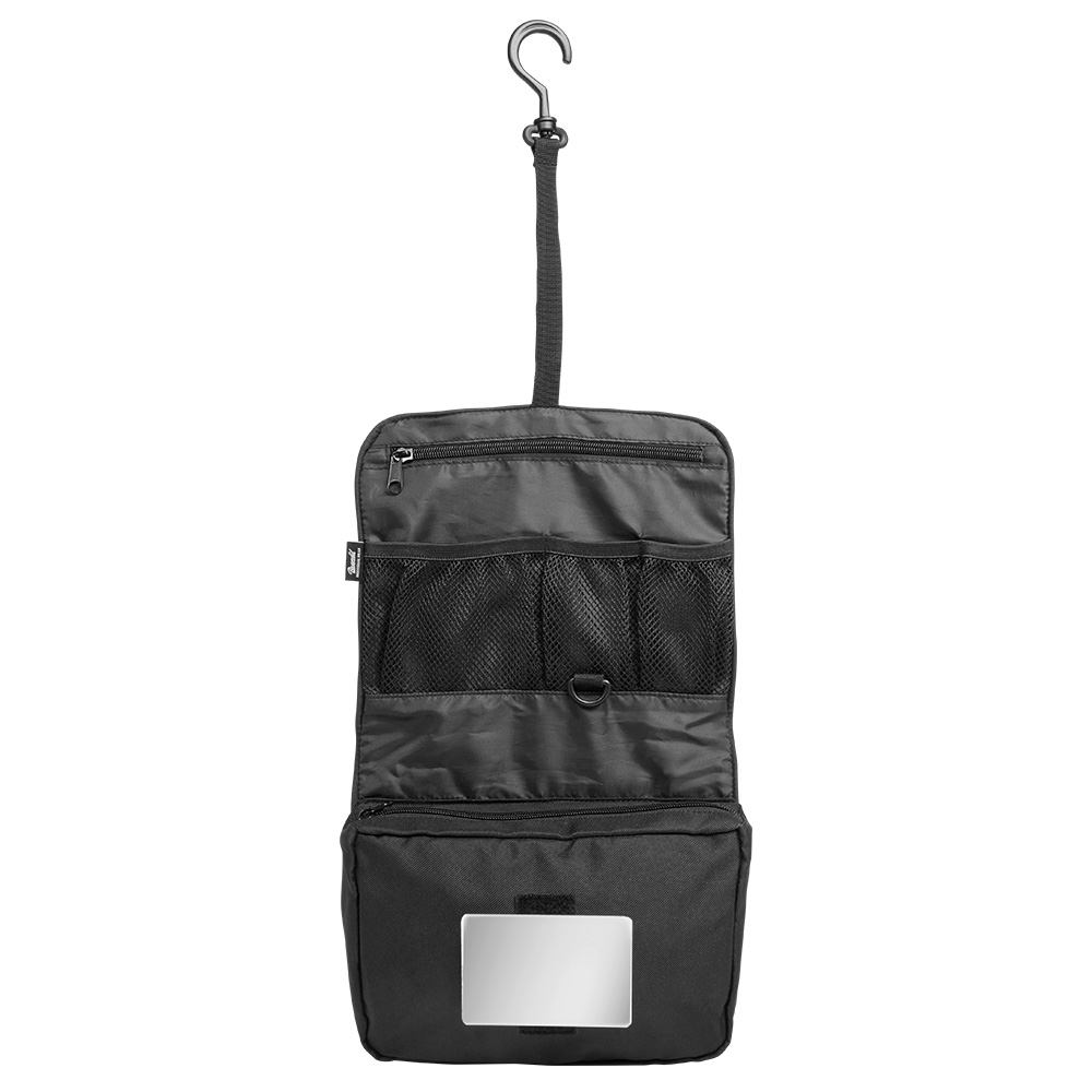 Brandit Kulturbeutel Toiletry Bag large mit Spiegel schwarz Bild 1
