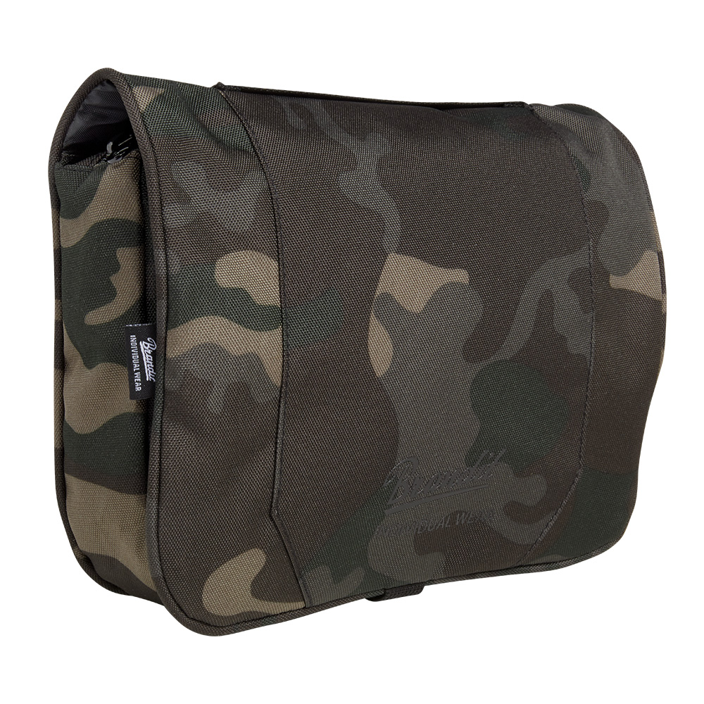 Brandit Kulturbeutel Toiletry Bag large mit Spiegel darkcamo