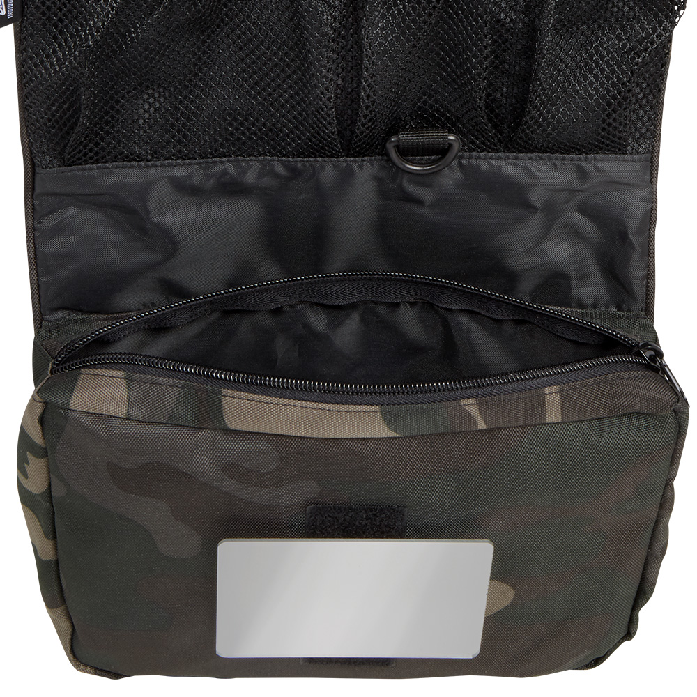 Brandit Kulturbeutel Toiletry Bag large mit Spiegel darkcamo Bild 1
