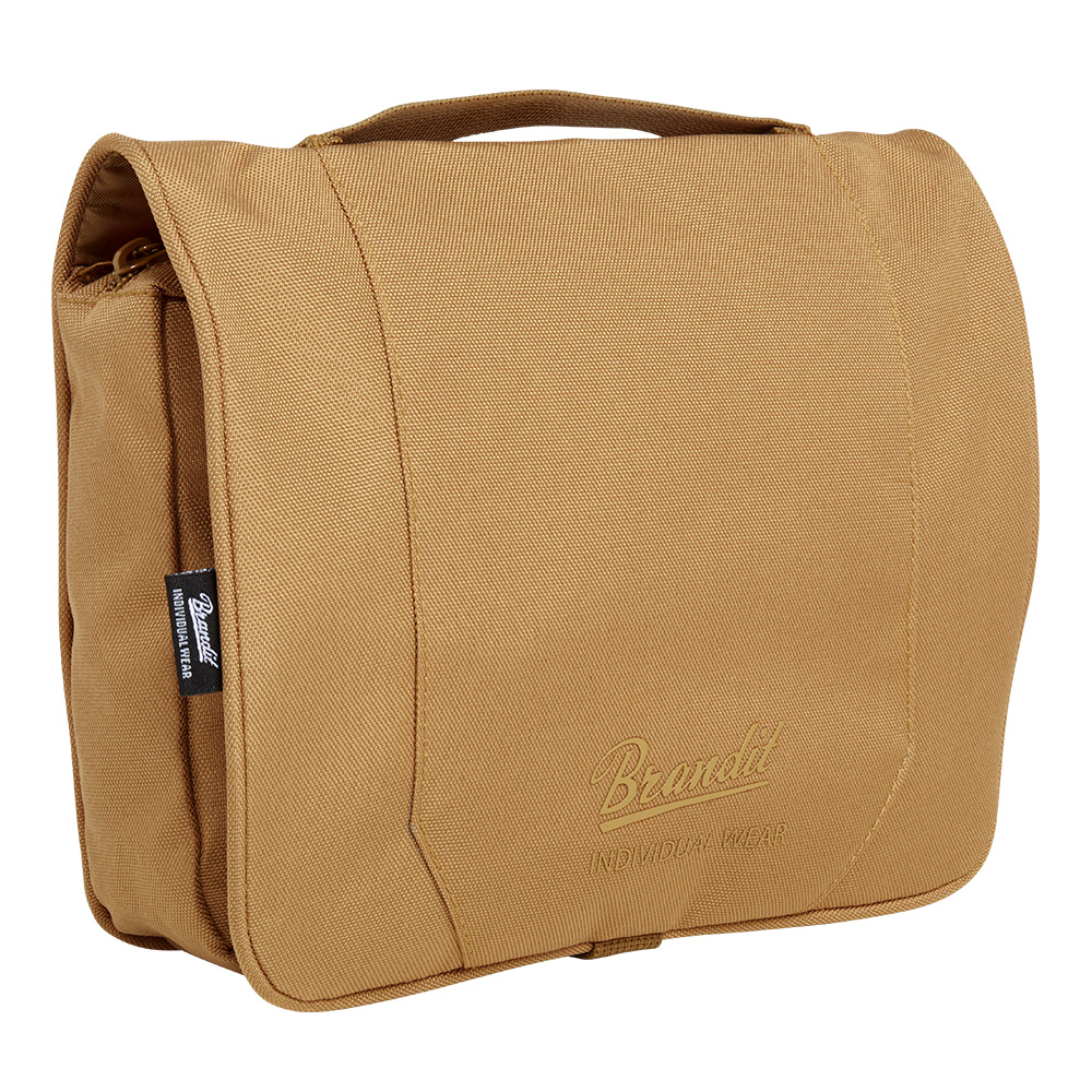 Brandit Kulturbeutel Toiletry Bag large mit Spiegel camel