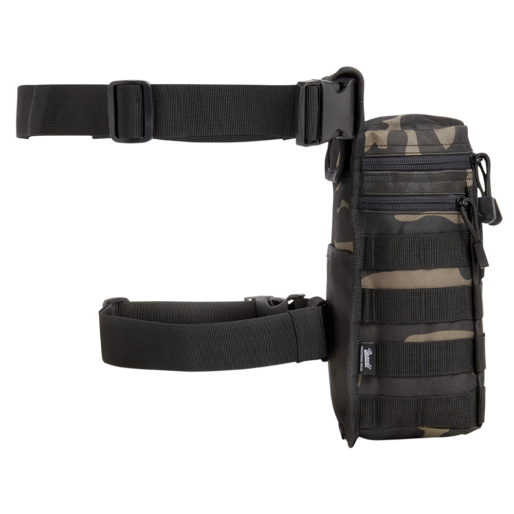 Brandit Beintasche Side Kick Bag No.2 darkcamo mit Molleschlaufen Bild 1