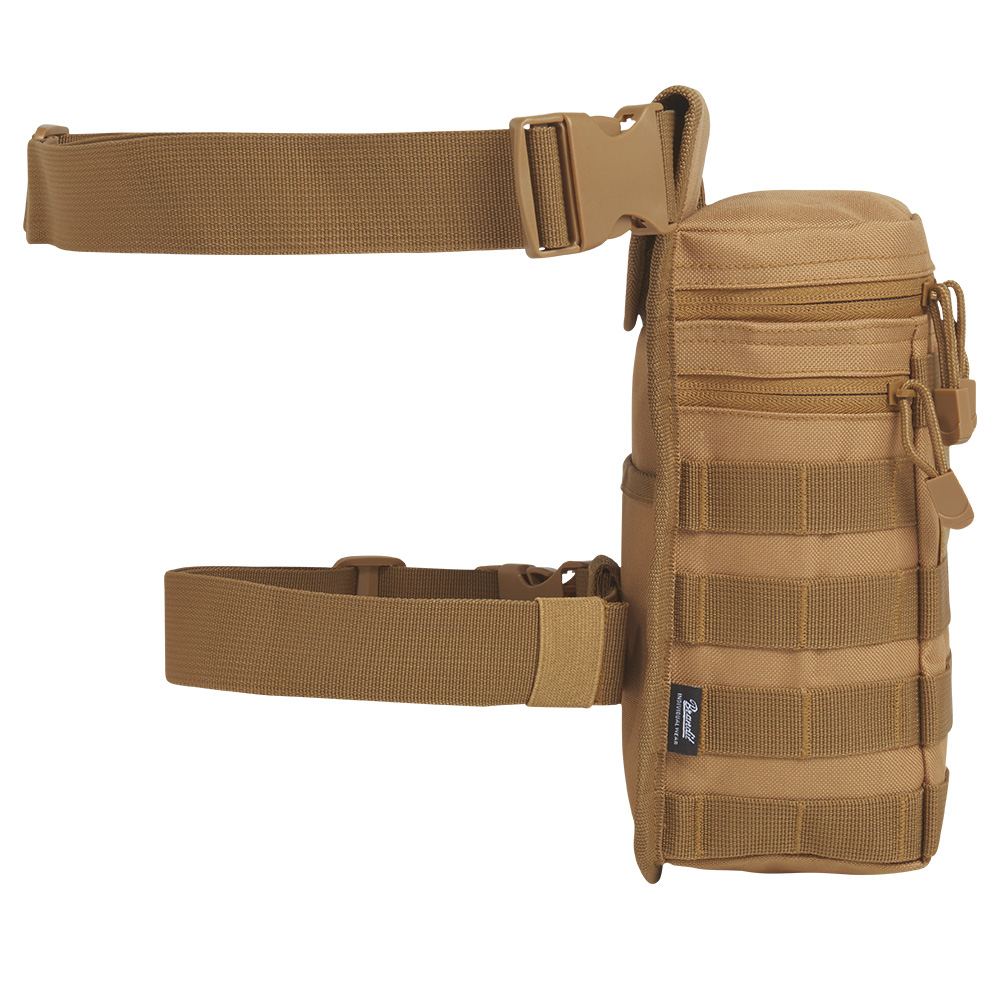 Brandit Beintasche Side Kick Bag No.2 camel mit Molleschlaufen Bild 1