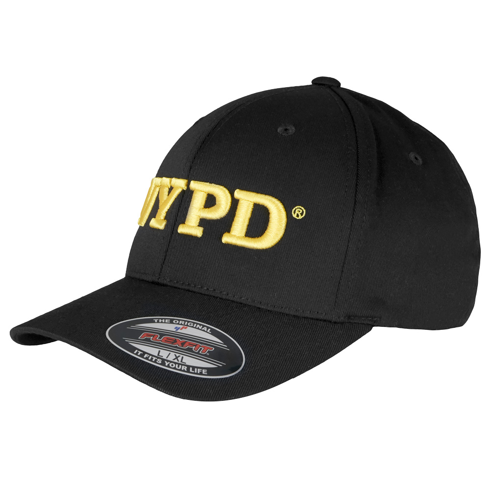 Flexfit Cap NYPD 3D Logo schwarz