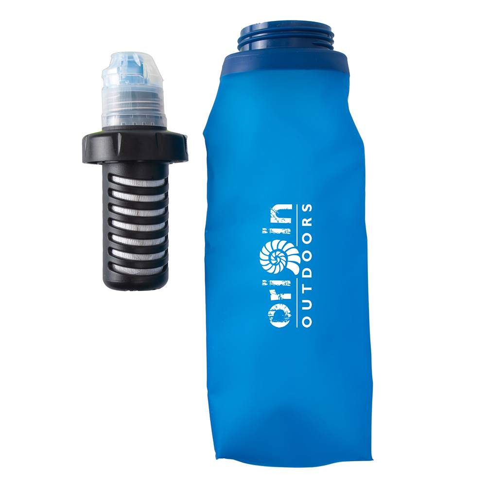 Origin Outdoors Wasserfilter Dawson mit Trinkblase blau für Outdoor zur Notversorgung