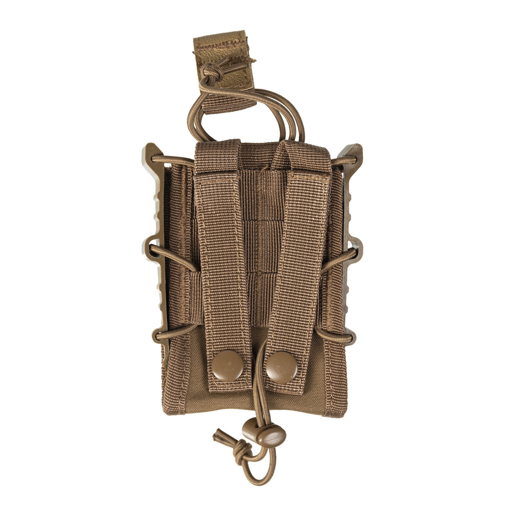 Mil-Tec Magazintasche Open Top Single Flex MOLLE dark coyote Bild 1