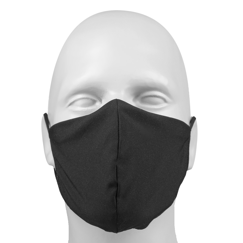 Mil-Tec Stoffmaske Wide-Shape schwarz Bild 1