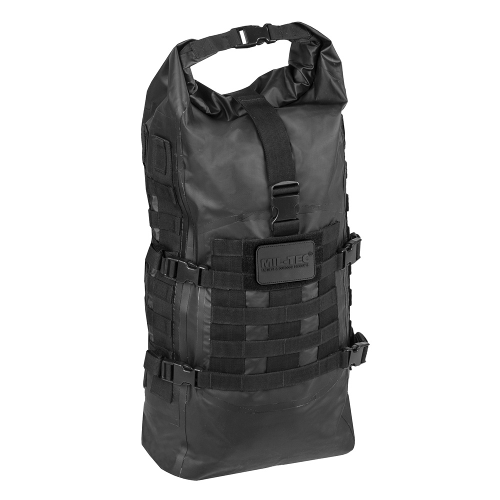 Mil-Tec Rucksack Tactical Backpack Seals Dry-Bag 35 Liter MOLLE schwarz wasserfest