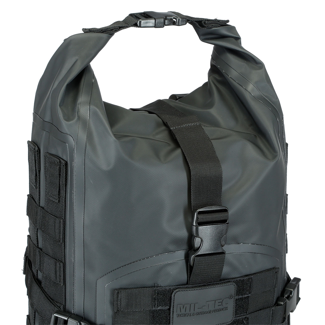 Mil-Tec Rucksack Tactical Backpack Seals Dry-Bag 35 Liter MOLLE schwarz wasserfest Bild 7