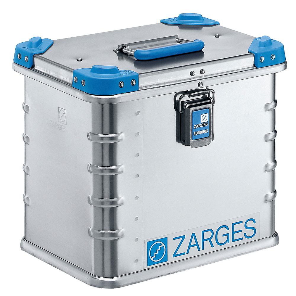 Zarges Eurobox 27 Liter silber/blau hochfest korrosionsbeständig