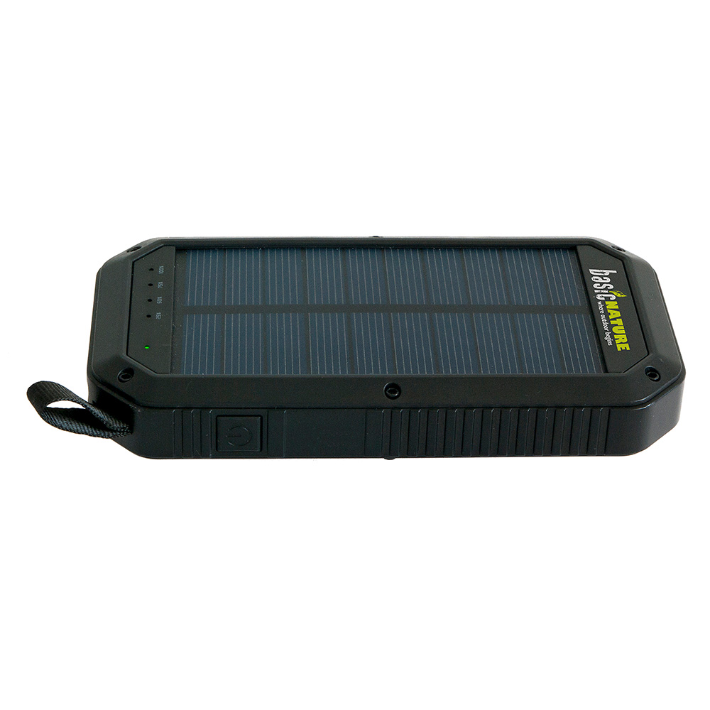 Basic Nature Solar-Powerbank 8 schwarz 8.000 mAh Bild 1