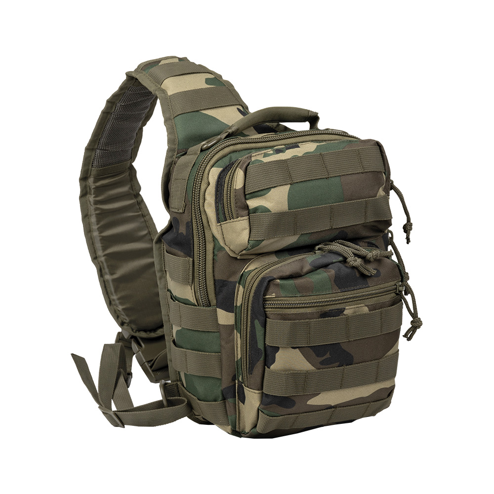 Mil-Tec Rucksack One Strap Assault Pack small 10 Liter woodland