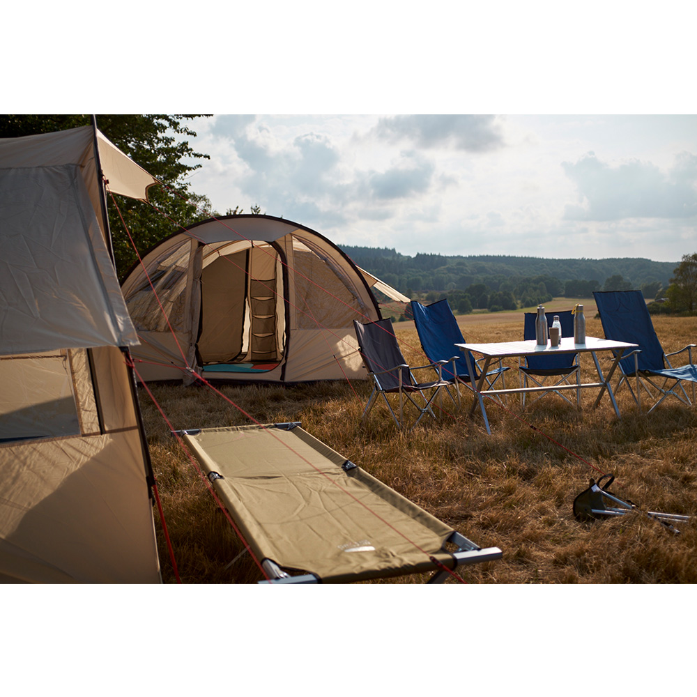 Grand Canyon Camping Bett Topaz Feldliege Gr. M - 190 cm grau Bild 1