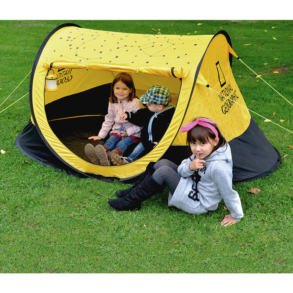 National Geographics Outdoor Kids Camping Set inkl. Zelt, 4x30 Fernglas, Laterne Bild 4