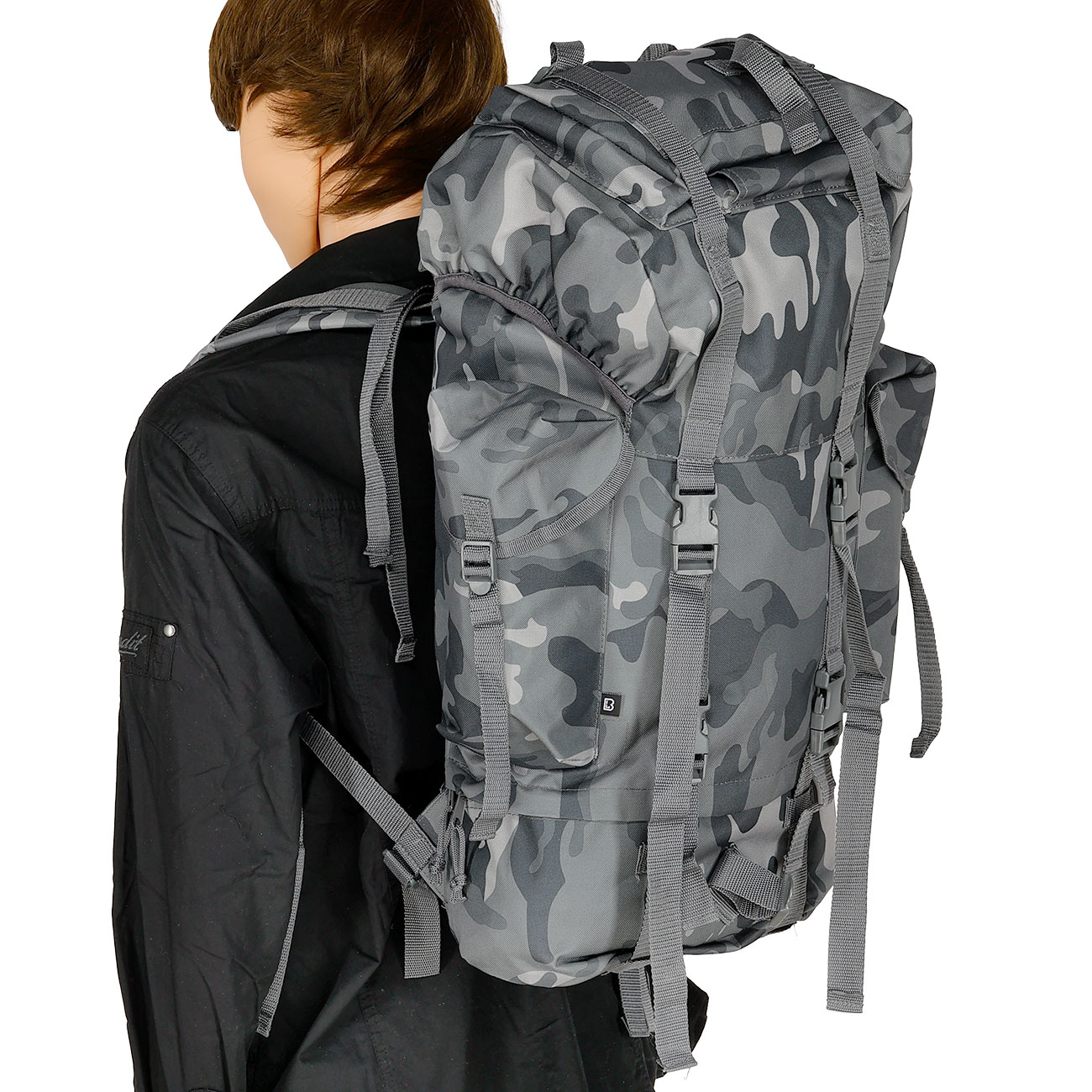 Brandit Kampfrucksack 65 Liter grey camo Bild 4