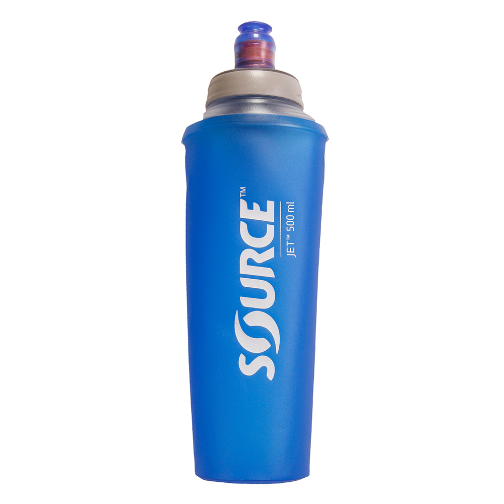 Source Jet faltbare Wasserflasche blau 0,5Liter