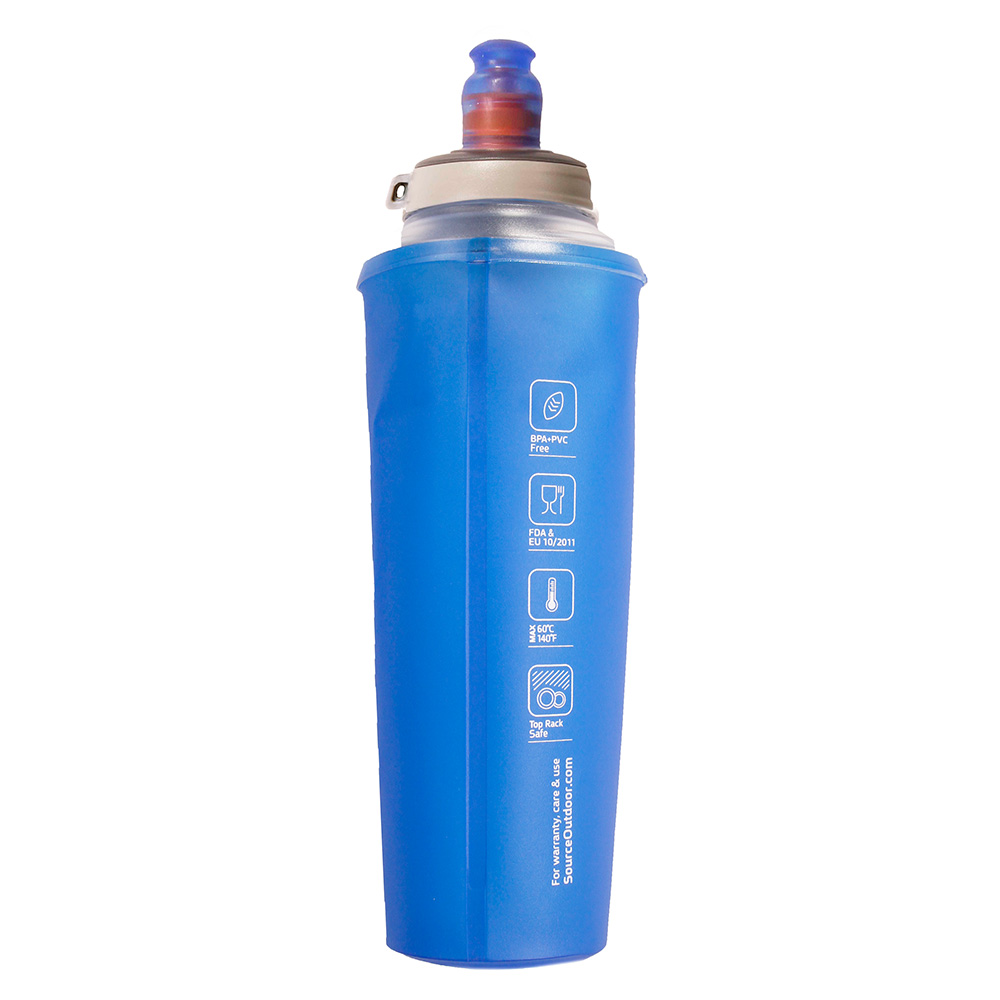 Source Jet faltbare Wasserflasche blau 0,5Liter