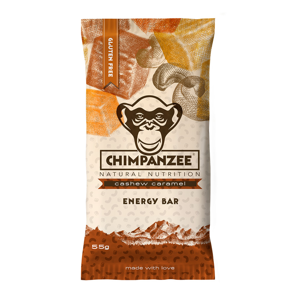 Chimpanzee Energieriegel Cashew & Karamell 55 g