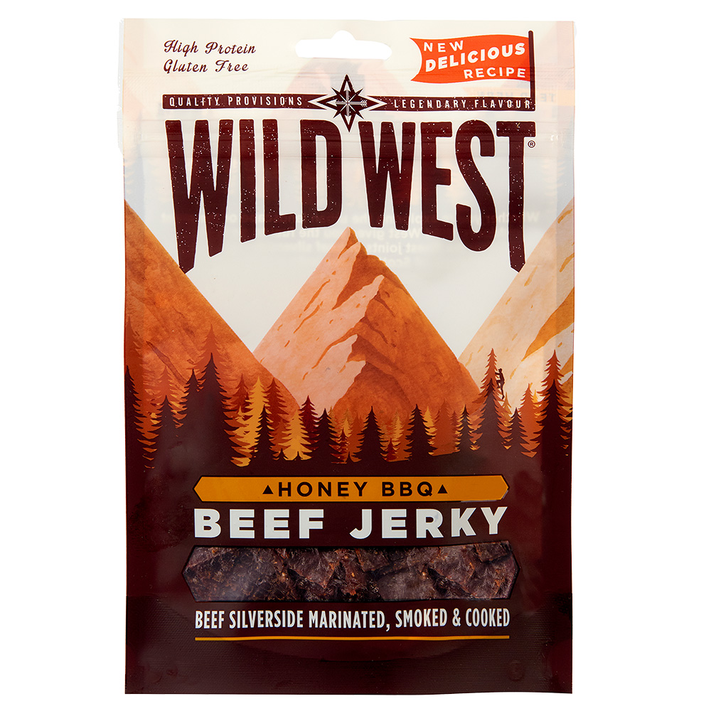 Wild West Beef Jerkey Honey BBQ 70g